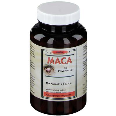 Maca Kapseln 850 mg Macawurzelpulv.a.Ökoanbau 120 St Image