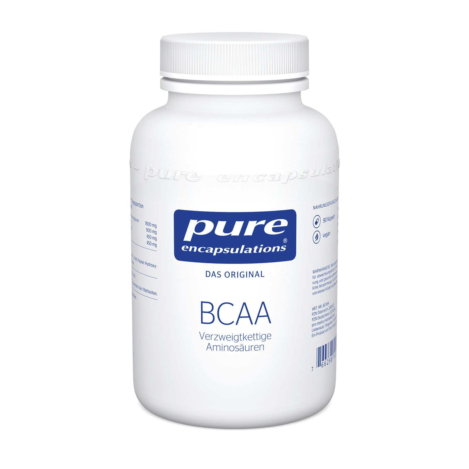 Pure Encapsulations Bcaa Verzweigtkett.AS Kapseln 90 St Image