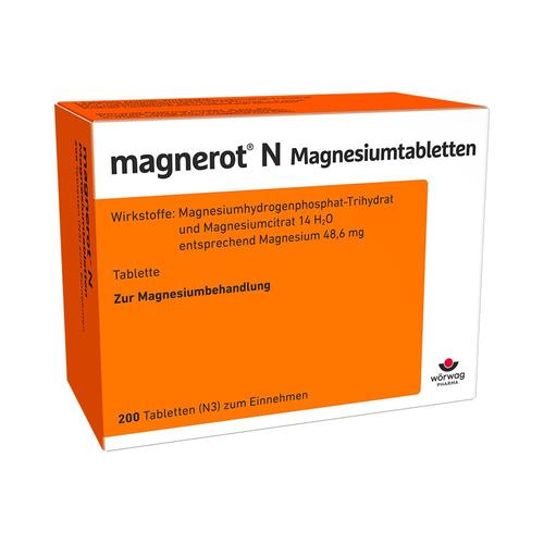 Magnerot N Magnesiumtabletten 200 St Tabletten