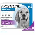Frontline Spot on H 40 Lösung f.Hunde 6 St Einzeldosispipetten