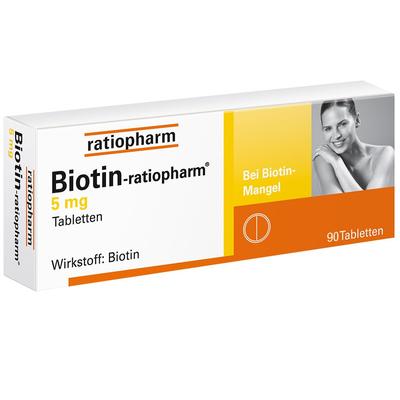 Biotin-Ratiopharm 5 mg Tabletten 90 St Image