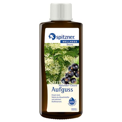 Spitzner Saunaaufguss Holunder Cassis Wellness 190 ml Konzentrat