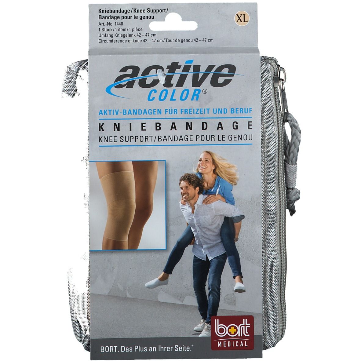 Bort ActiveColor Kniebandage XL haut 1 St Bandage(s) Image