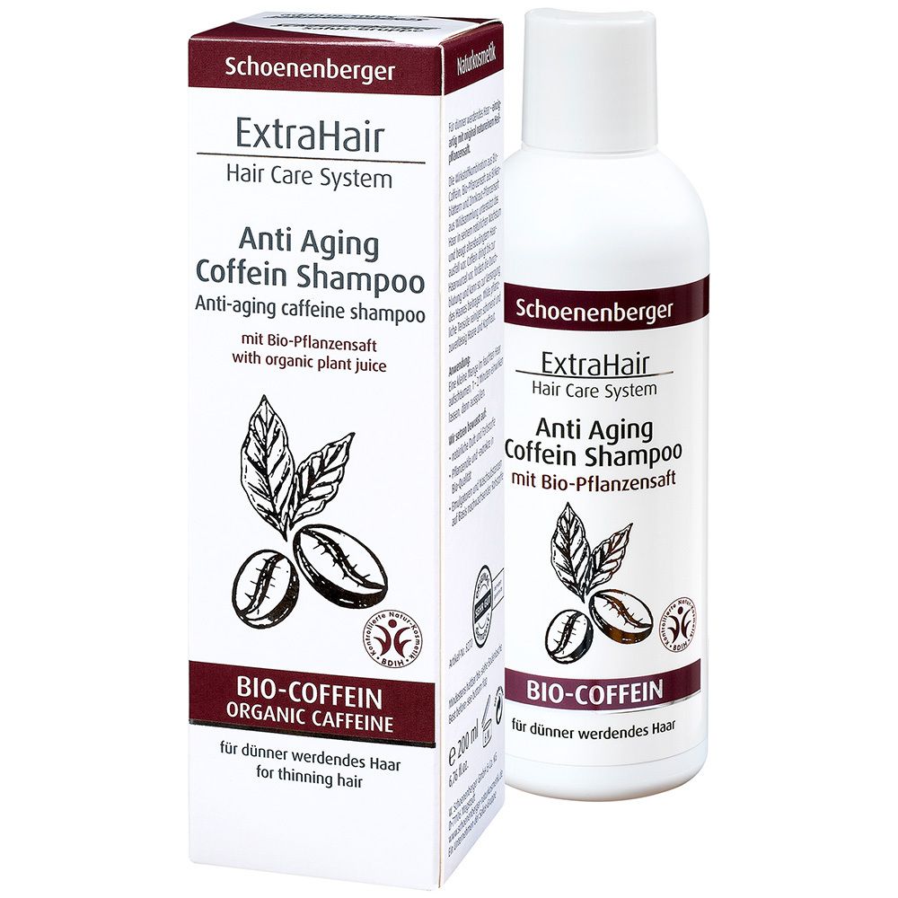 Extrahair Hair Care Sys.Anti-Aging Coff.Sham.Schoe 200 ml Shampoo Image