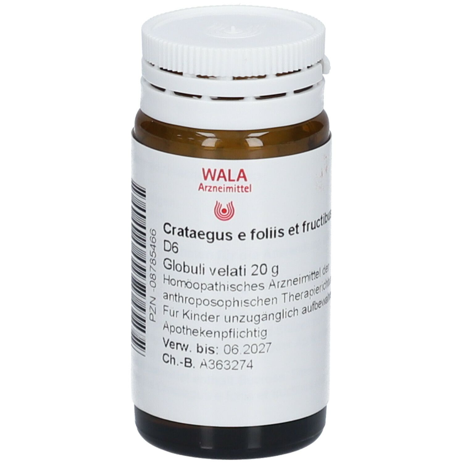 Crataegus E foliis et fructibus D 6 Globuli 20 g Image