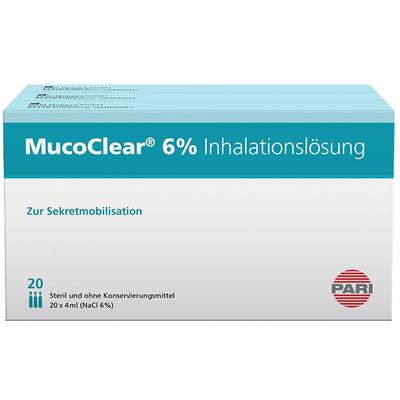 Mucoclear 6% NaCl Inhalationslösung 60x4 ml Image