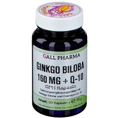 Ginkgo Biloba 160 mg+Q10 GPH Kapseln 30 St