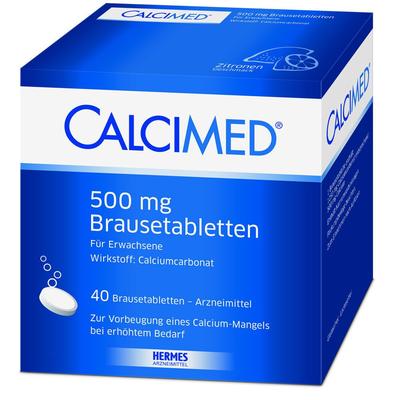 Calcimed 500 mg Brausetabletten 40 St Image