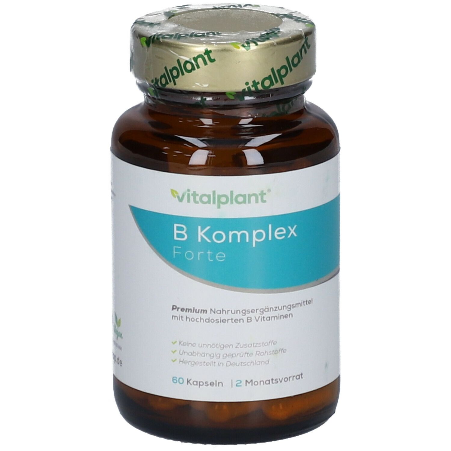 Vitamin B Complex Forte Vitalplant Kapseln 60 St Image