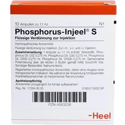 Phosphorus Injeel S Ampullen 10 St Image