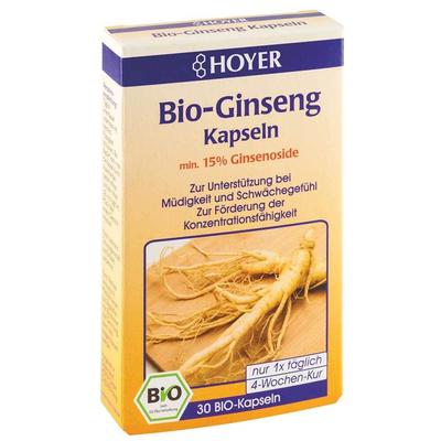 Hoyer Bio Ginseng Kapseln 30 St Image
