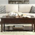 Darby Home Co Wessels Lift Top Coffee Table w/ Storage Wood in Brown | 20 H x 48 W x 26 D in | Wayfair 51E38C1C1342483DB688F0BD37DCF163