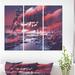 East Urban Home 'Scifi Scene of Industrial City' Graphic Art Print Multi-Piece Image on Wrapped Canvas in Black/Blue/Pink | Wayfair