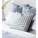 Eastern Accents Lacecap by Celerie Kemble w/ Gimp Houndstooth Throw Pillow Cover & Insert Down/Feather/Cotton Blend | 24 H x 24 W x 6 D in | Wayfair