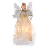 Kurt S. Adler 44851 - 10 Light 14" Fiber-Optic Angel Christmas Tree Topper