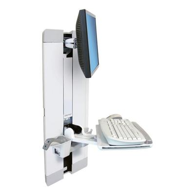 ERGOTRON Bildschirm-Wandhalterung »StyleView Vertical Lift« mit Tastaturablage weiß Image