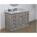 Ophelia & Co. Lovejoy 49" Single Bathroom Vanity Wood/Stone in Brown/Gray | 35 H x 49 W x 22 D in | Wayfair EEDEB24AD2B94F8F81C2958E95E7B65C