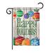 Breeze Decor Colorful Ornaments Holidays Winter Seasonal Christmas Impressions 2-Sided 18.5 x 13 in. Garden Flag, in Green | Wayfair