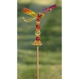 Red Barrel Studio® Longwell Dragonfly Garden Stake Resin/Plastic/Metal | 54 H x 7 W x 7 D in | Wayfair 579E5830174A49FCB8C94D41AFBE8D77
