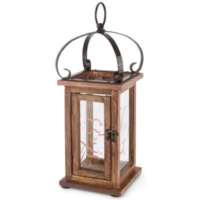 Gerson 93884 - Kiss Me Under a 1000 Stars Copper Painted Message Lawn and Garden Hanging Lanterns