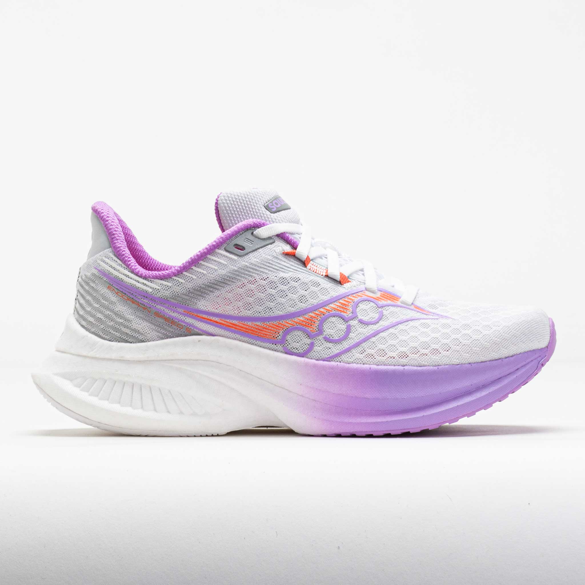 Saucony Endorphin Speed 5 Women's Running Shoes White/Crocus