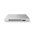 Cisco Meraki HW Meraki Cloud Managed MS120-8LP - Switch - Managed - 8 x 10/100/1000 + 2 x Gigabit SFP - desktop, wall-mountable - 67W PoE/PoE+