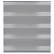 Store enrouleur gris tamisant 140 x 175 cm fenêtre rideau pare-vue volet roulant - Gris