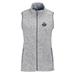 Women's Heather Gray North Carolina Central Eagles Summit Fleece Full Zip Sweater Vest