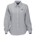 Women's Gray Saint Louis Billikens Velocity Oxford Plus Size Button-Up Long Sleeve Shirt