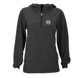 Women's Charcoal Colorado State Rams Pullover Stretch Anorak Jacket