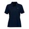 Women's Navy Pepperdine Waves Vansport Omega Plus Size Tech Polo
