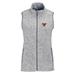 Women's Heather Gray Youngstown State Penguins Summit Fleece Full Zip Sweater Vest