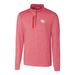 Men's Cutter & Buck Crimson Oklahoma Sooners Stealth Vault Logo Half-Zip Jacket