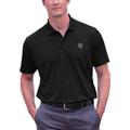 Men's Black Vermont Catamounts Big & Tall Vansport Omega Tech Polo