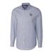 Men's Cutter & Buck Light Blue Penn State Nittany Lions Stretch Vault Logo Oxford Long Sleeve Shirt