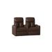 Latitude Run® Home Theater Loveseat (Row of 2) in Brown | 44 H x 67 W x 41 D in | Wayfair LATT5711 45421084