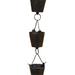 August Grove® Minster Bucket Rain Chain Metal | 96 H x 2.5 W x 2.5 D in | Wayfair 0F46F954883C409595795C01EEE795F4