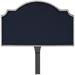 Montague Metal Products Inc. Vanderbilt Petite Address Sign Plaque w/ Lawn Stake Metal | 4.5 H x 7.15 W x 0.25 D in | Wayfair PCS-0060P1-L-NS