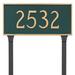 Montague Metal Products Inc. Classic 1-Line Lawn Address Sign | 7.25 H x 15.75 W x 2.5 D in | Wayfair PCS-0043S1-L-ACC