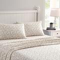 Laura Ashley Home - Queen Sheets, Cotton Flannel Bedding Set, Brushed for Extra Softness & Comfort (Victoria, Queen)