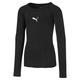 PUMA Kinder Liga Baselayer Tee LS Jr Shirt, Black, 116