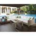 Bayou Breeze Hobson Patio Sectional w/ Sunbrella Cushions Metal/Rust - Resistant Metal/Sunbrella® Fabric Included in Brown | 34 H x 37 D in | Wayfair