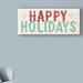 The Holiday Aisle® Holiday on Wheels XVI by Michael Mullan - Print on Wrapped Canvas Metal | 14 H x 32 W x 2 D in | Wayfair