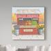 August Grove® 'Heartland Harvest Moments II' Oil Painting Print on Wrapped Canvas in Gray/Red/Yellow | 14 H x 14 W x 2 D in | Wayfair