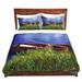 Millwood Pines Jolie David Lloyd Glover The Red Rowboat Microfiber Duvet Covers Microfiber in Blue/Green/Red | Queen | Wayfair