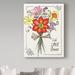 East Urban Home Sunny Bouquets I by Beth Grove - Wrapped Canvas Graphic Art Print Canvas in Red/White | 19 H x 14 W x 2 D in | Wayfair