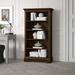 Greyleigh™ Alicea 60" H x 32" W Standard Bookcase Wood in Brown | 60 H x 32 W x 14.5 D in | Wayfair 516FFCAB034C41659B6A73296A52DBC9