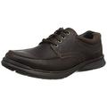 Clarks Men's Cotrell Edge Oxford Flat, Brown Brown Oily, 10.5 UK Wide