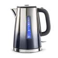 Russell Hobbs Eclipse Stainless Steel & Midnight Blue Ombre 1.7L Electric Cordless Kettle (Quiet & Fast Boil 3KW, Removable washable anti-scale filter, Easy push button lid, Perfect pour spout) 25111