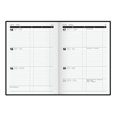 Brunnen Buchkalender A5 »TimeCenter« 2026, 15.1x21.4x2 cm